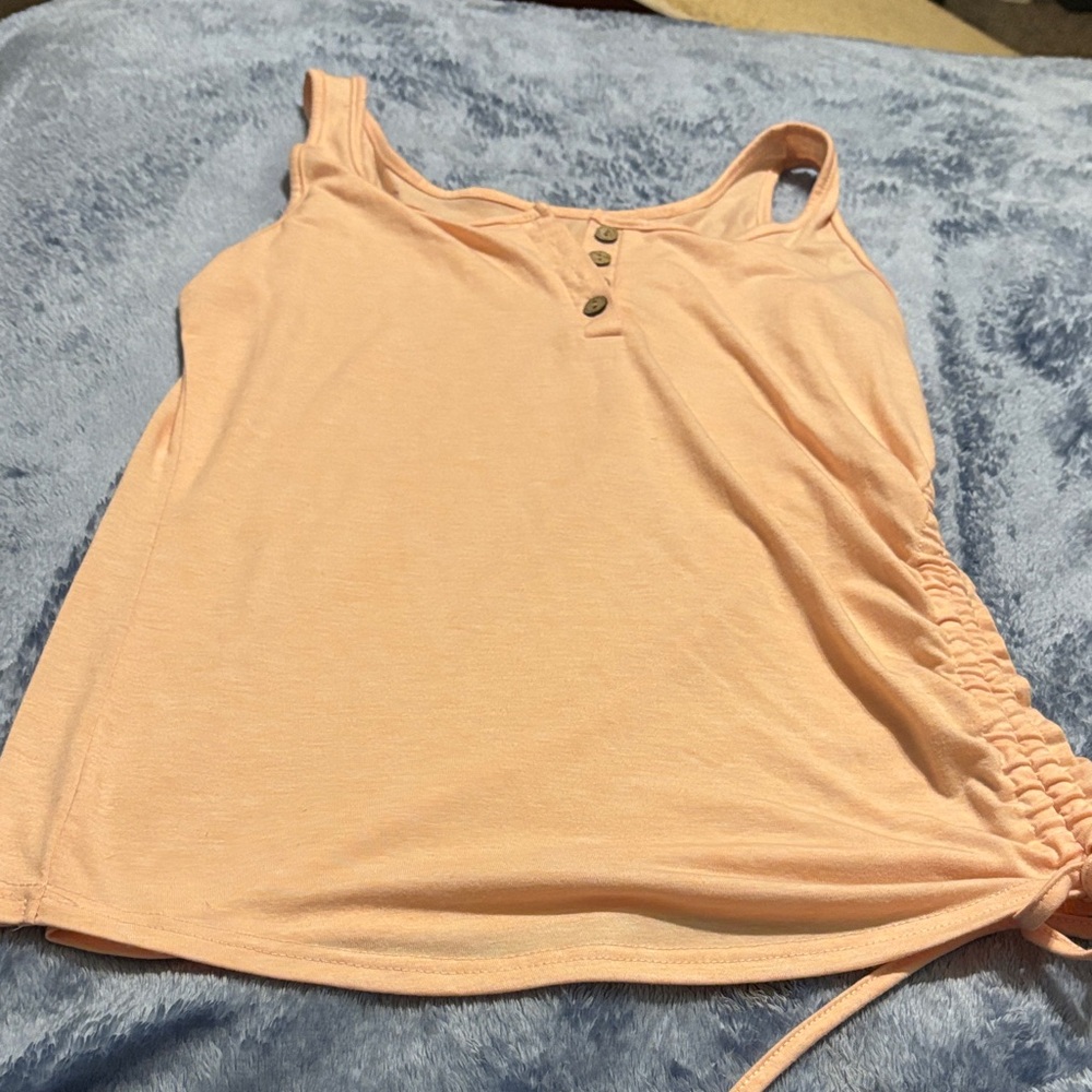Peach Sleeveless Top